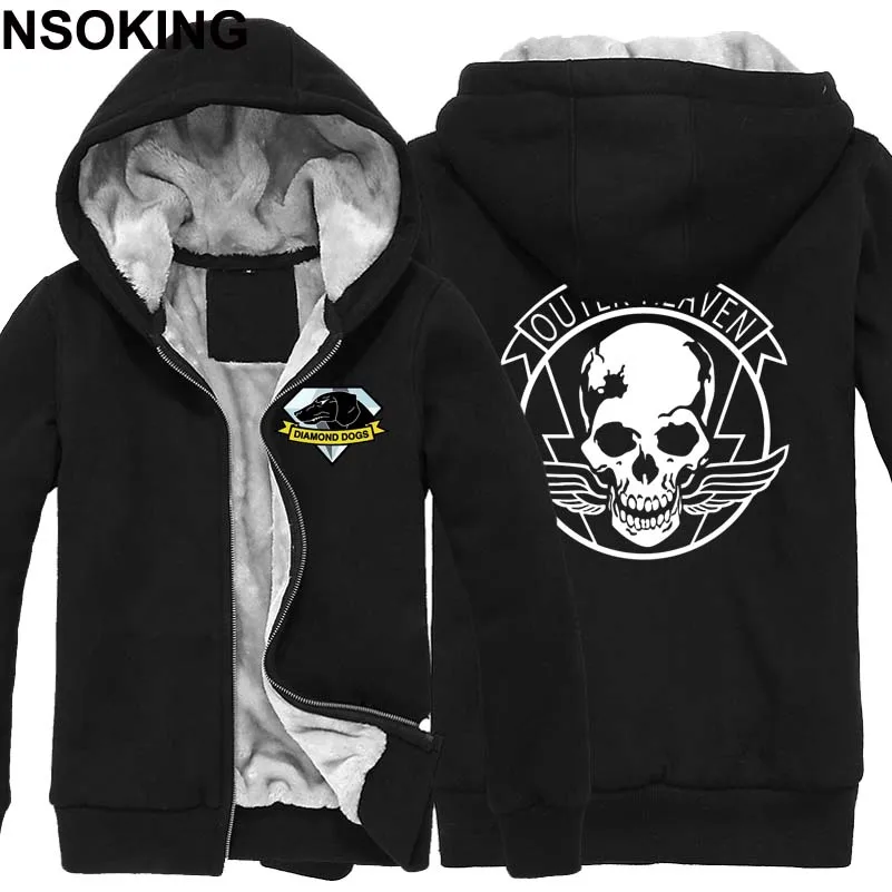 Winter font b Jackets b font and Coat MGS 5 Metal Gear Solid hoodie Anime Diamond