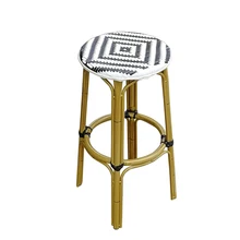 Барный стул со столиком для кормления Стул ручной работы из ротанга стул высокого стула скандинавский простой обеденной стул светильник для кафе роскошный стул