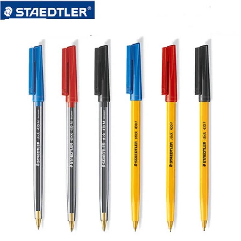 Германия Staedtler 430F& 430 M Armor Warrior шариковая ручка желтая ручка
