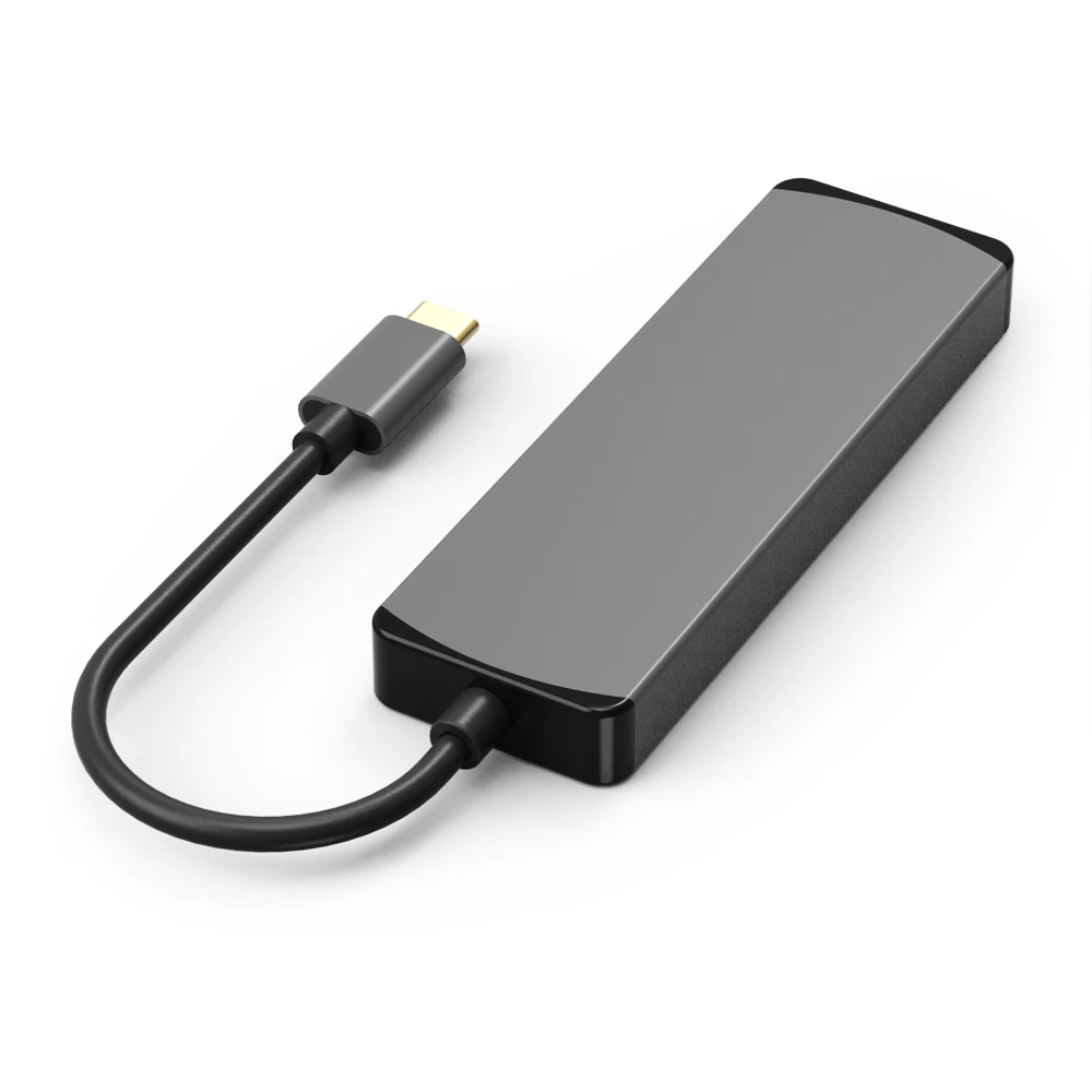 Док станция Thunderbolt 3 USB концентратор тип C в HDMI VGA 0 + конвертер SD TF карт для Apple Mac Samsung