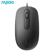 Новая Проводная оптическая игровая офисная мышь Rapoo N200 с 1000 dpi для ПК, компьютера, дома, офиса