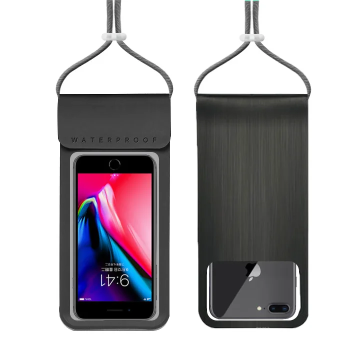 6.0 Waterproof Phone Case Cover Touchscreen Cellphone Dry Diving Bag Pouch with Neck Strap for iPhone Xiaomi Samsung Meizu