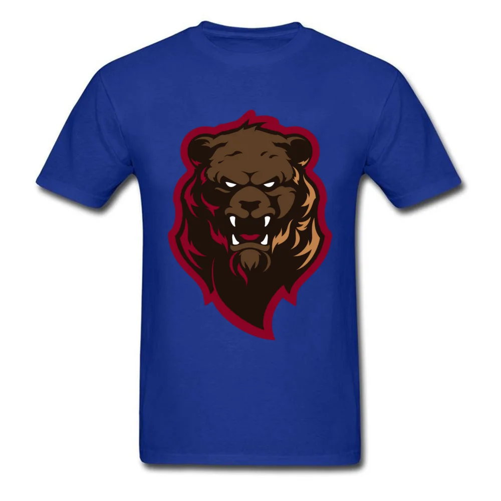 Angry grizzly bear_blue