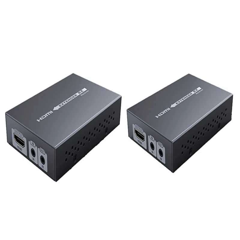 HDBaseT HDMI удлинитель 4 к X 2 3D HDBaseT HDMI ir удаленного удлинитель сетевого кабеля ретранслятор по RJ45 CAT5E/6 1,4 В до 70 м