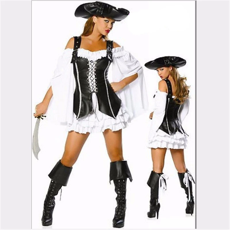 Новинка, сексуальный женский костюм пирата, высокое качество, нарядное платье, карнавал, Перфор Манс, Хэллоуин, черные вечерние костюмы для взрослых, косплей