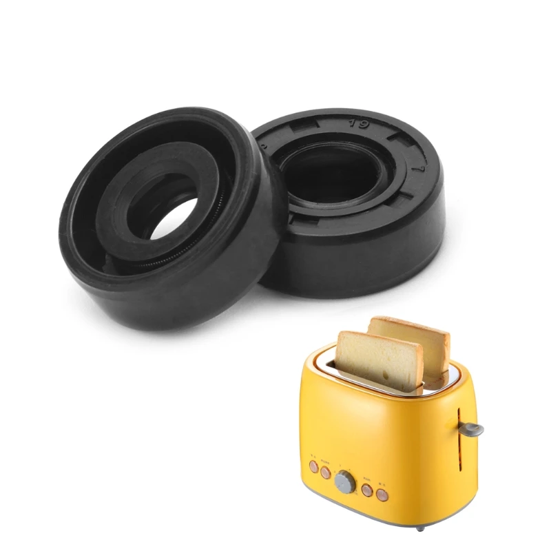 MEXI 8x19x7mm Wearable Breadmaker Sorbet Machine Blender Repair Parts Oil Seal Ring Home Applicance Kitchen Helper 2pcs/set