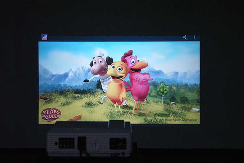 Новый Android4.4 Full HD 1080p 5500lms 3D проектор Native1280 * 800 цифровой видеопроектор для 300