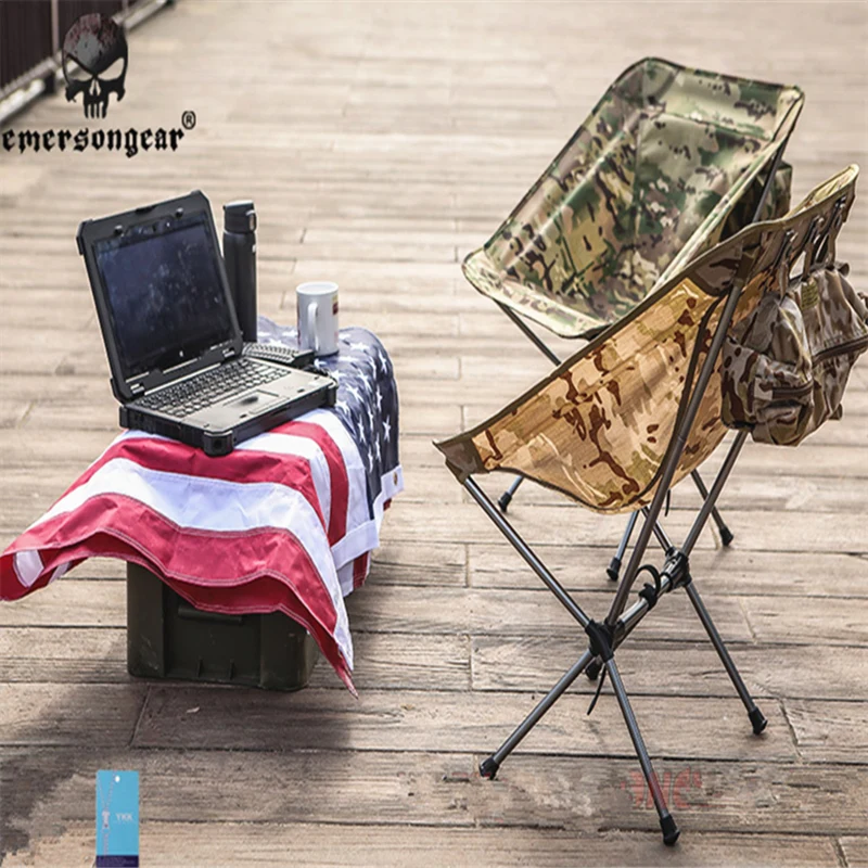 EMERSONGEAR тактический складной стул для улицы ультра легкий портативный
