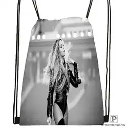 Пользовательские HT_beyonce_jay_z_mona Drawstring сумка-рюкзак милый рюкзак детский Ранец (черный назад) 31x40 см #2018612-01-32