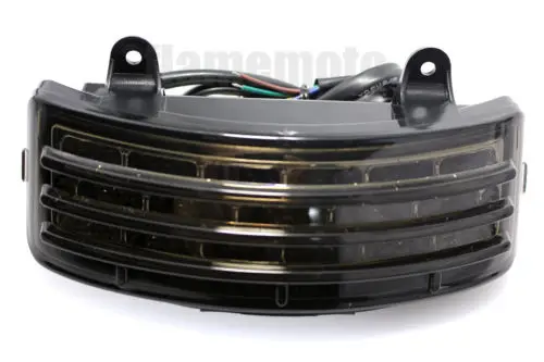 

XYIVYG LED Auxiliary Tri-Bar Fender Tail Brake Light w Signal For Harley Road King FLHT