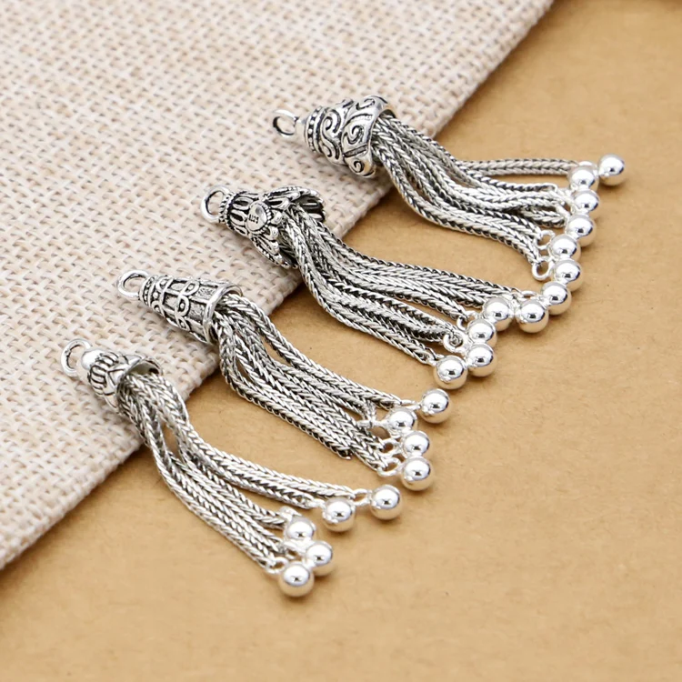 1PcsLotNewArrival925SterlingTasselDYIMuslimArabPrayerBeads