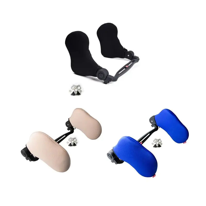 1 Set Unisex Auto Car Travel Head Rest Can Be Any Rotation Vehicle Head Car Sleep Side Pillow Cross-Border Vehicle Neck Pillow