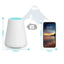 500ml Ultrasonic Air Humidifier Aroma Diffuser 7 Color LED Lights Electric Aromatherapy Essential Oil Aroma Diffuser Mist Maker 300ml ultrasonic air humidifier aroma essential oil diffuser electric mist maker aromatherapy diffuser humidifier 7 color led