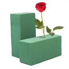 Floral Foam Brick Block Flower Holder for Artificial Flower Wedding Florist Flower Arranging Design DIY Crafts Garden Supplies