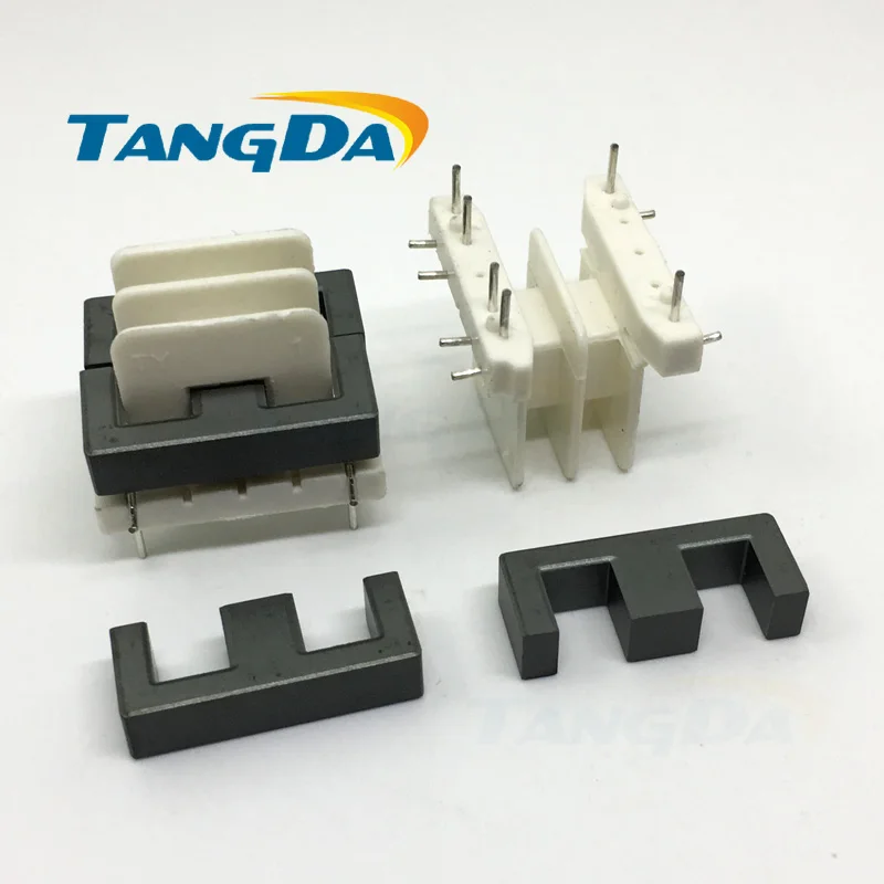 Шпульный сердечник Tangda EE EE25 магнитный и ферритовый трансформатор тип 4 + 2 pin 6P