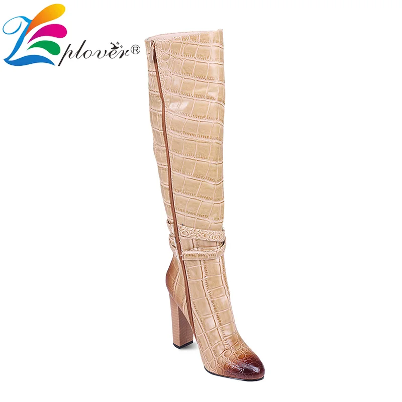 Women Boots Genuine Leather Shoes Woman Knee High Boots Winter Fur Shoes High Heels Botas Mujer 2019 Big Size Bottines Femme Women Boots Genuine Leather Shoes Woman Knee High Boots Winter Fur Shoes High Heels Botas Mujer 2019 Big Size Bottines Femme