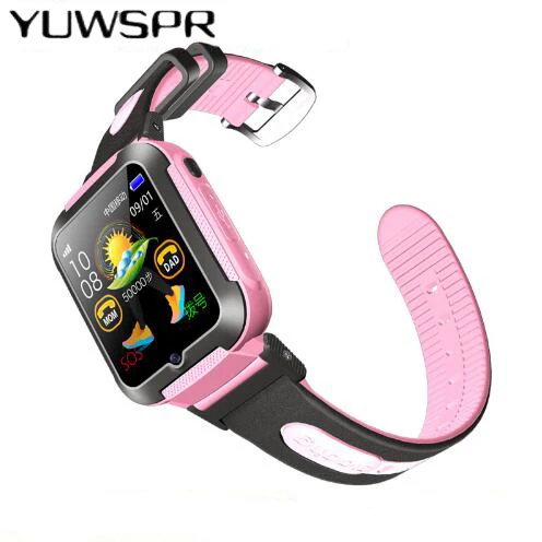 Цена Детские font b gps b font часы с отслеживанием местоположения, водонепроницаемые умные часы с камерой наблюдения, сенсорный экран, iOS, Android, детские наручны...