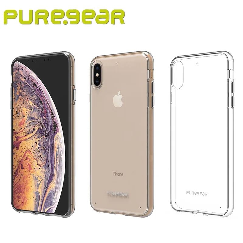 

Puregear Original Slim Transparent Shell Anti Shock Clear Case for iPhone Xs Max (6.5") with Package 62496PG 62497PG