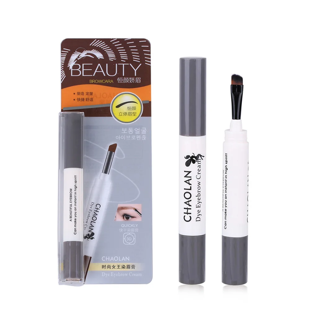 Good Price of  1PC Eye Brows Dye Gel Waterproof Natural Peel-off Professional Makeup Long Lasting Eyebrow Cream En