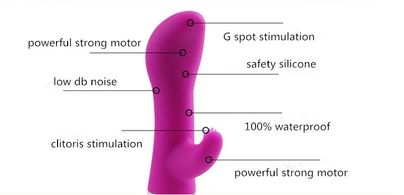 G spot Vibrator Clitoris Stimulator Dual Vibrator Penis Massager Dildo Vibrator Sex Toys for Woman Erotic Adult Sex Products 01