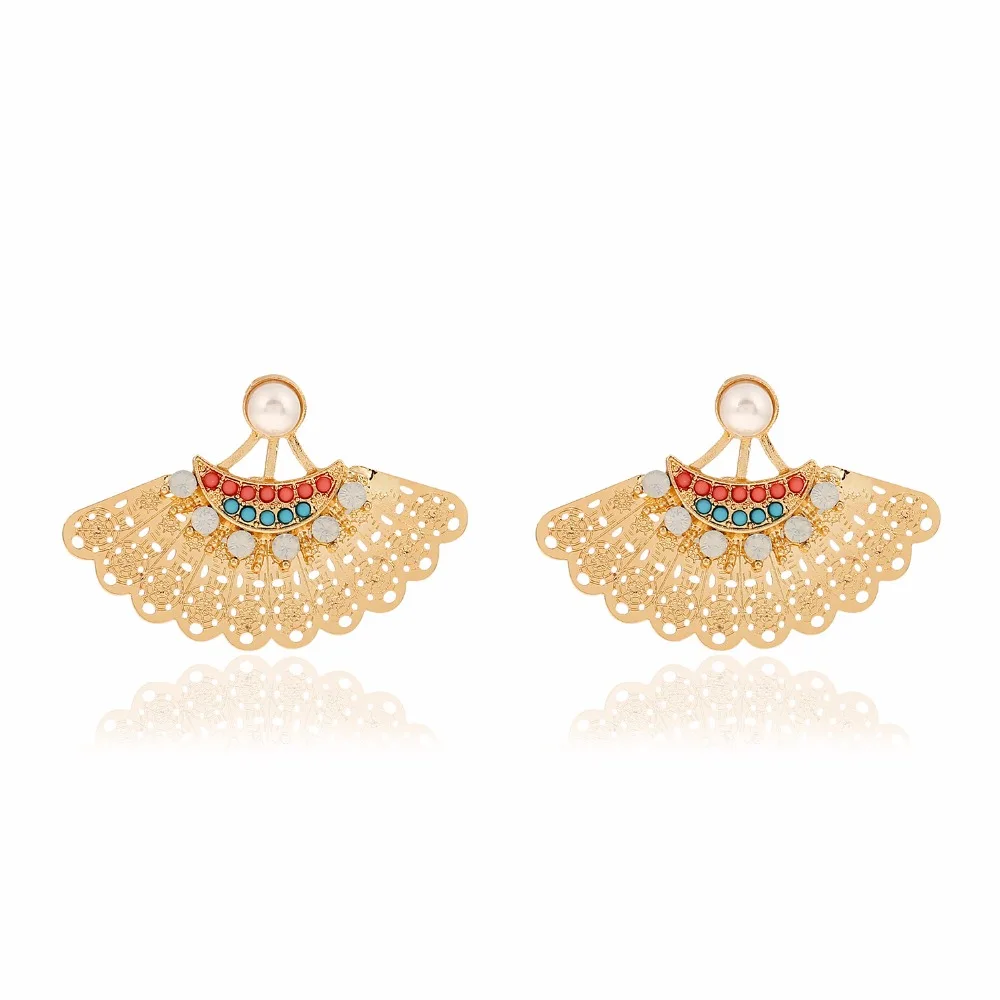 Женские двусторонние серьги в стиле хип хоп с кристаллами|earring jacket|jacket earringsearring