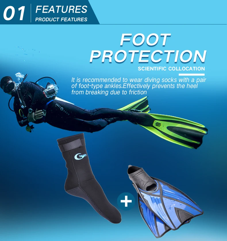 3 мм дыхательный аппарат для взрослых, неопреновые носки для подводного плавания, предотвращающие появление царапин, нескользящие носки для плавания, черные носки для дайвинга для плавников/пляжной одежды