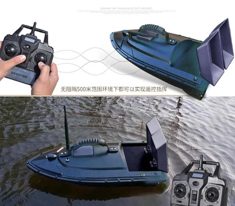 Gama de Nidificação Inteligente sem Fio Dispositivo de Pesca Isca de Pesca de Controle Flytec Isca Remoto Barco rc 500 m 16 de Pesca De Controle Remoto Barco Barco RC