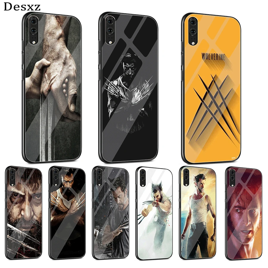 Стеклянный чехол для телефона Desxz Huawei Mate Honor 8X 9 10 7A 20 P30 P20 P10 Lite Pro P Smart Cover Marvel Hero
