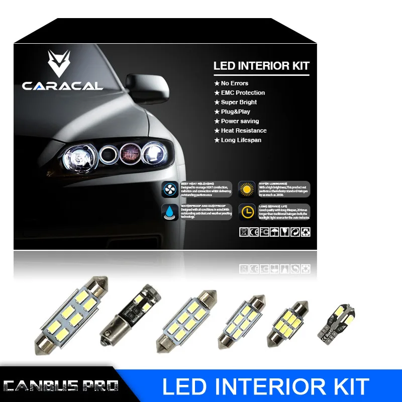 24pcs xenon white Premium LED interior light kit for BMW X3 F25 with tools