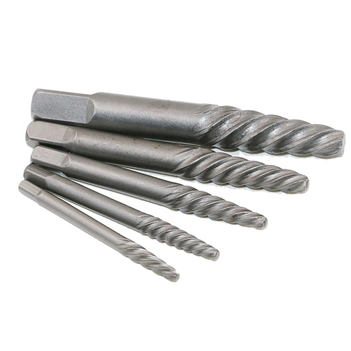 DWZ 11pc New Screw Extractor Drill Guide Removal Broken Bolts Fasteners Easy Out Set