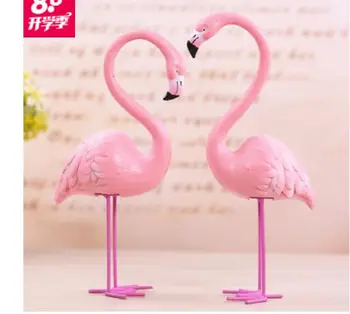 

Flamingo installation ins creative household resin animal furniture porch living room office deskt home students culpture statue