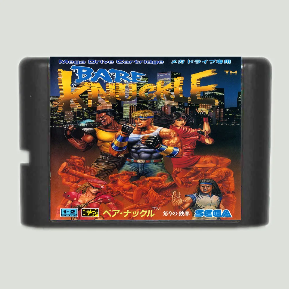 Голые костяшки 16 бит карточная игра для Sega MegaDrive &amp Genesis Системы | Электроника