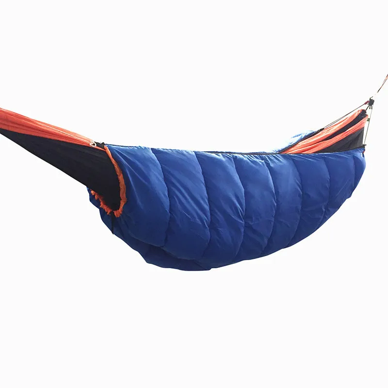 

New Windproof Keep Warm Terylene Envelope Type Cotton Sleeping Bag Double Zipper Ultralight Hammock 185*70CM Outdoor Activities