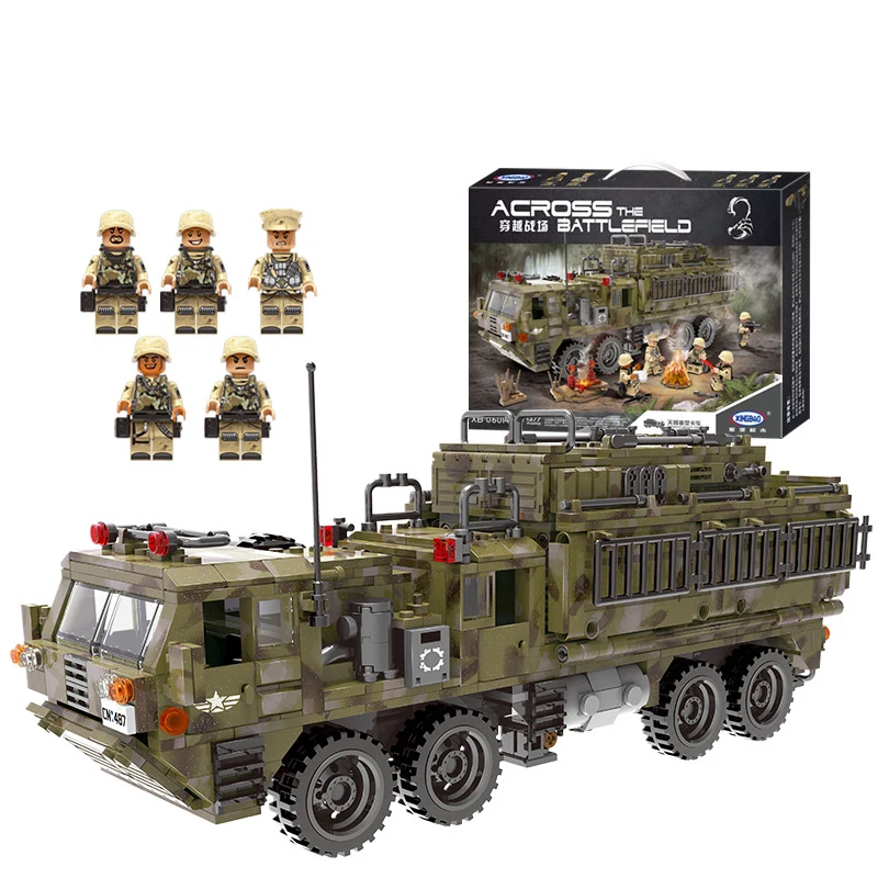 

Diy Building Blocks Military Series The Scorpion Heavy Truck Set Educational Model Compatible with L Brand Toys for Kids Gift