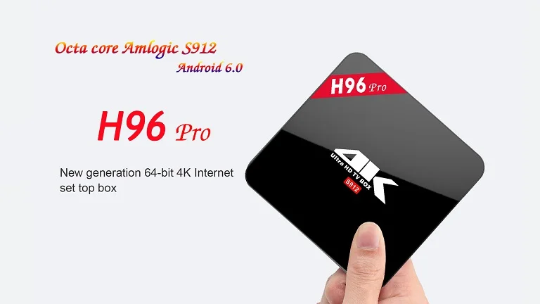 H96 PRO Plus смарт-ТВ на андроид 7,1 коробка Amlogic S912 Octa 2 GB 3 GB 16 GB 32 GB Wifi2.4G/5,8 GHz комплект bluetooth верхняя коробка