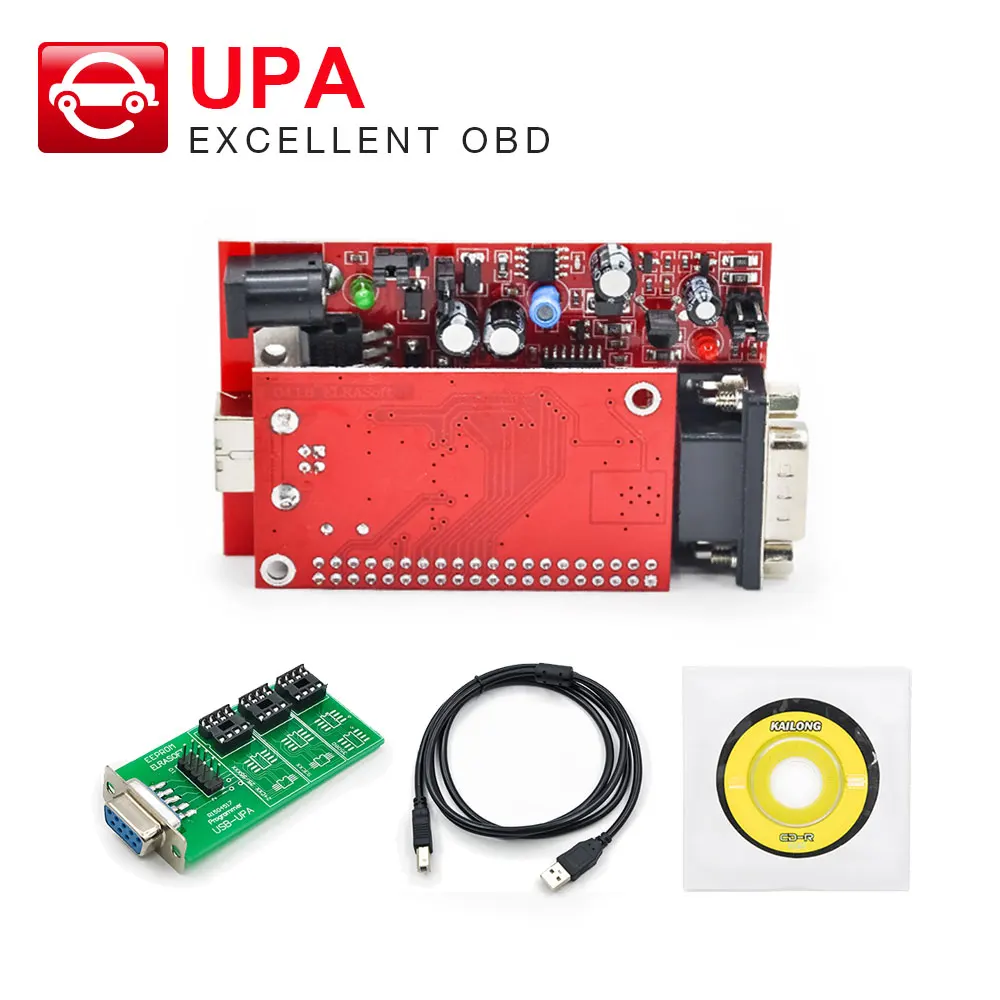 

UPA USB V1.3 ECU Programmer Diagnostic tool UPA-USB Programmer UPA main unit simple version /with Full Adapters version optional