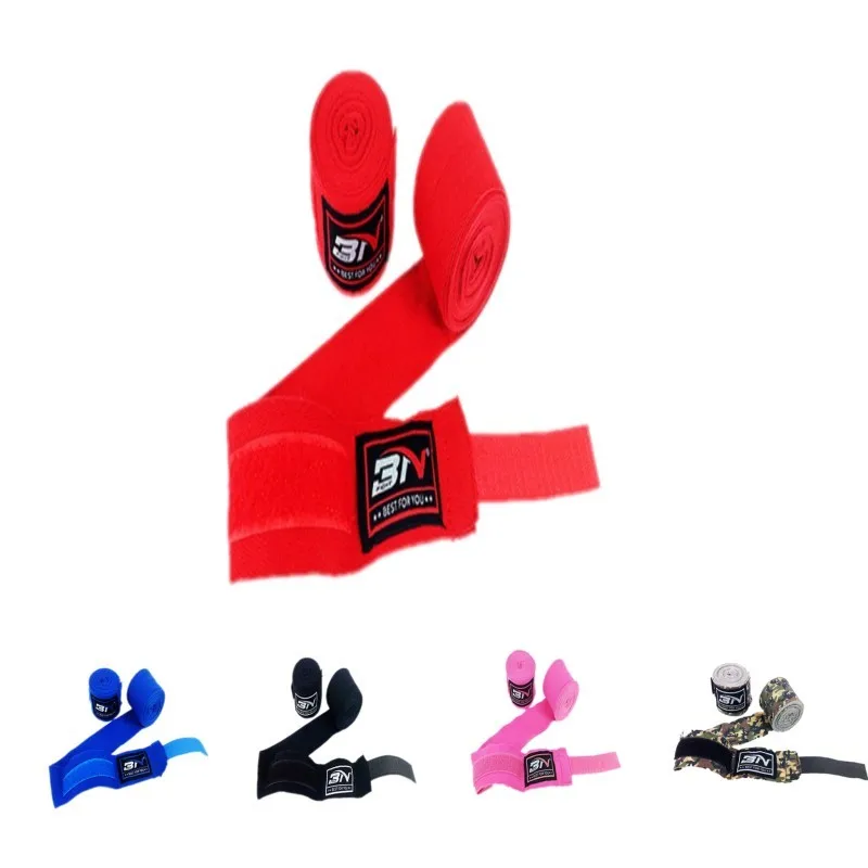 

2pcs/roll 5M/3M length 5cm width Boxing Hand Wraps MMA Muay Thai Kick Boxing Handwraps for Training Bandages ELASTIC material