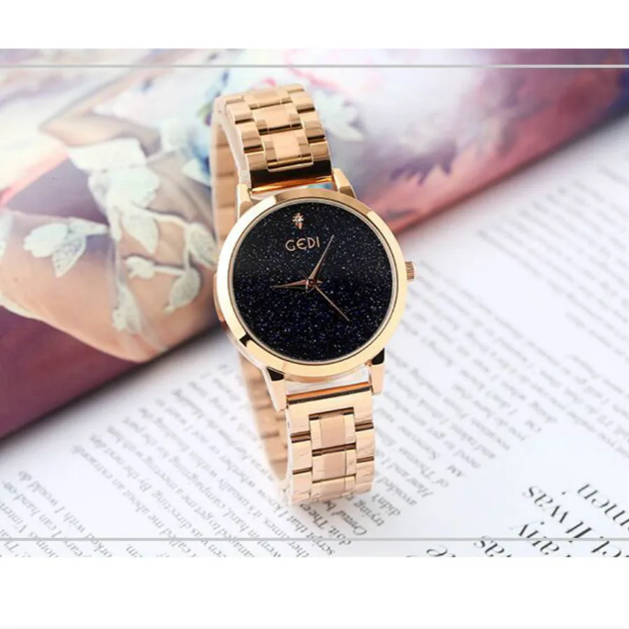 

GEDI 2019 ladies watch relogio feminino women watches female Dress Girls Bracelet Bangle Quartz Casual watch women