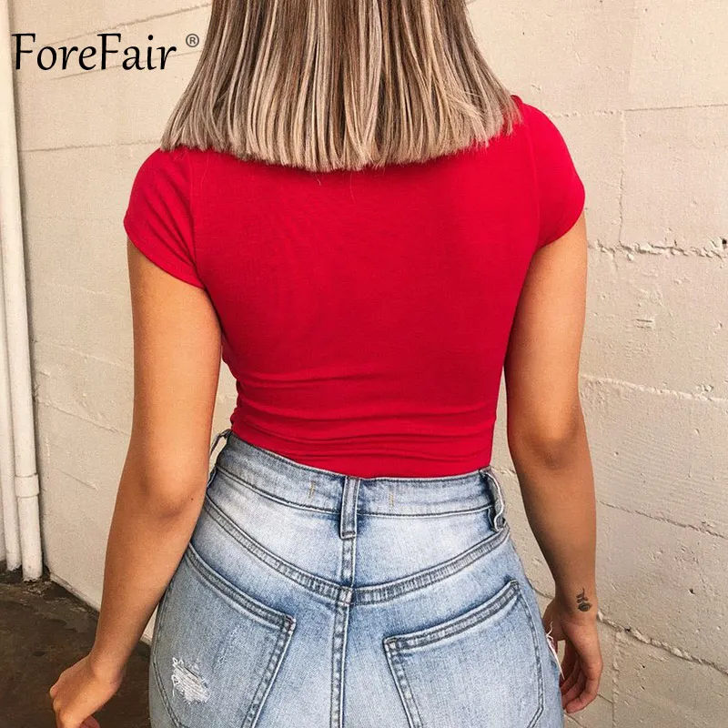 Forefair Bodysuit Women Summer Jumpsuits Sexy (19)