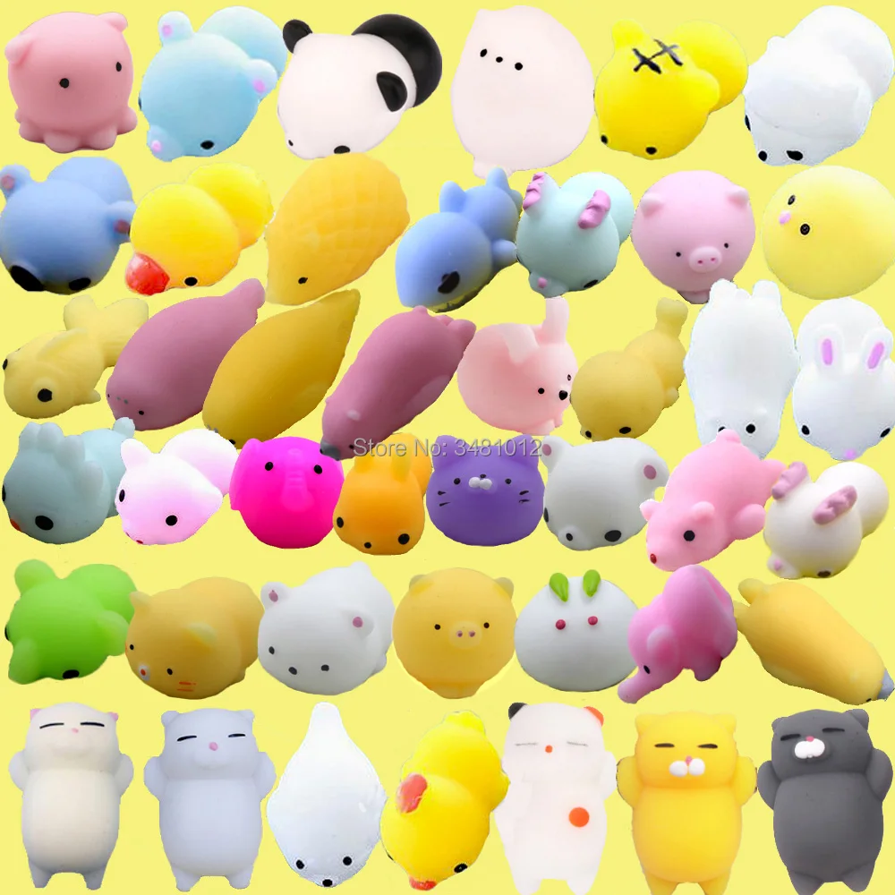 squishy rubber animals