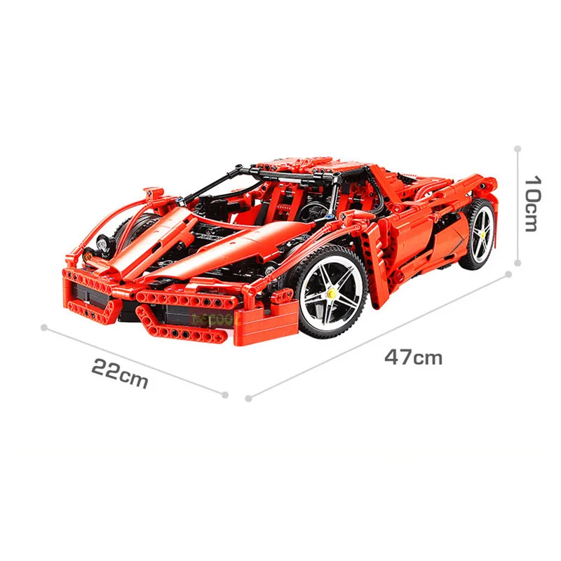 21047 Technic игрушки серии совместимы с MOC 10265 Mustang автомобиль набор строительные блоки кирпичи автомобиль игрушки Дети Рождественские подарки - Цвет: No.0382R Nobox