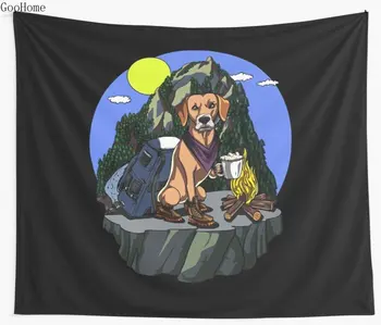 

Labrador Retriever Dog Camping Wall Tapestry Cover Beach Towel Throw Blanket Picnic Yoga Mat Home Decoration