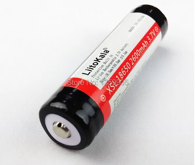 4 шт. /Лот Sanyo Liitokala 100% новый и оригинальный 18650 3 7 V 2600mAh литий ионный аккумулятор