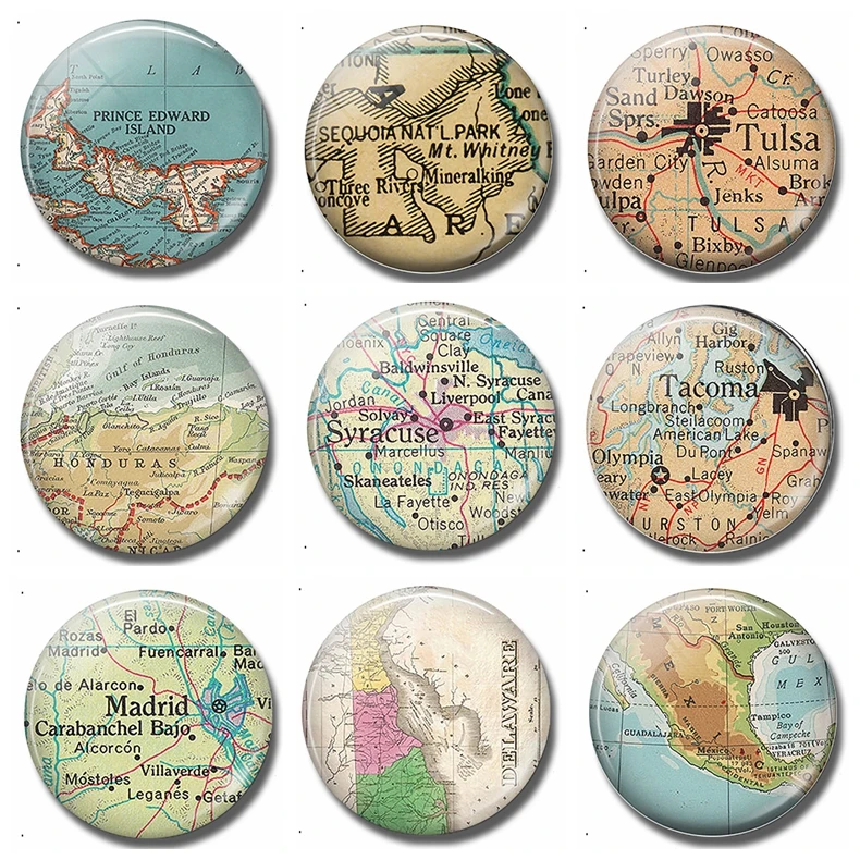 

Syracuse Map 30 MM Fridge Magnet Liverpool Solvay Map Glass Cabochon Magnetic Refrigerator Stickers Note Holder Home Decoration