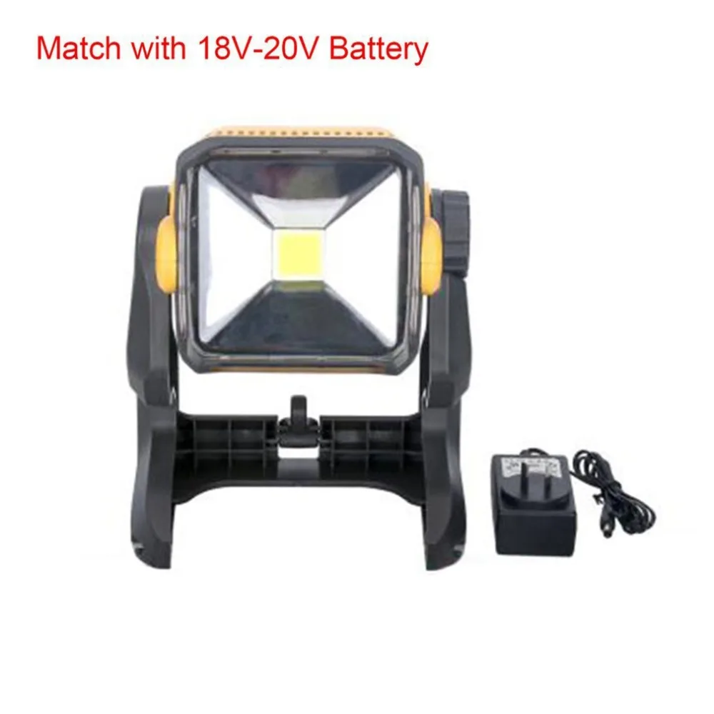 

360 degree Rotatable Multifunctional LED Working Lamp Work Light 18V-20V With Tripod Mount to with Multiple Power
