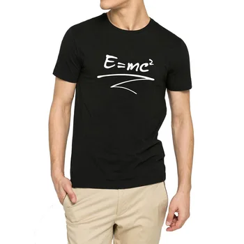 

Mens E = mc Gravitation Science T-Shirts Men Tee