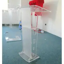 Акриловая церковная кафедра/инновационный лектерн/Небьющийся подиум для церковного логотипа настроить