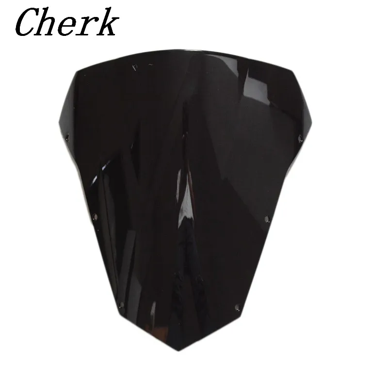 

New Motorcycle Double Bubble Windshield Windscreen Fairing For Yamaha FZ6 2003-2008 07 06 05 04 Black
