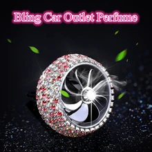 Освежитель воздуха для автомобиля с украшением в виде кристаллов, ароматерапия, ароматерапия, автомобильный Стайлинг