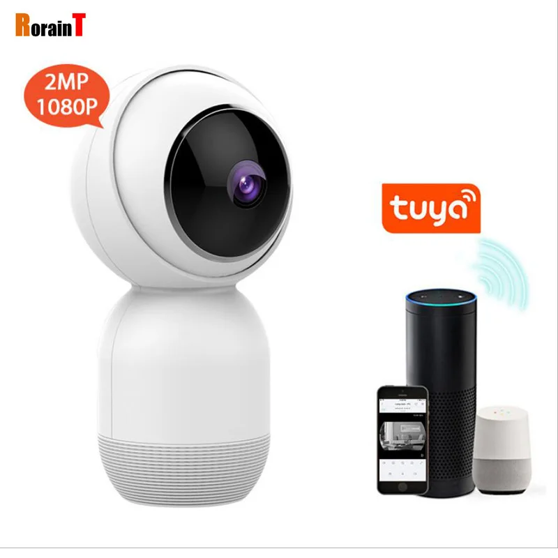 RorainT Smart HD 1080P CCTV Phone Security Monitoring Network Head Home wifi IP Camera Two-way Audio Monitor